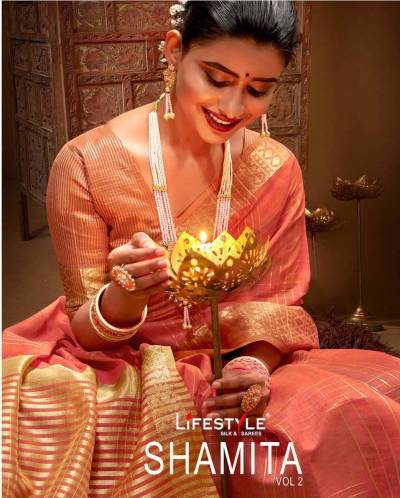 Shamita Vol 2 Lifestyle Cotton Silk Traditional Wear Saree Collection